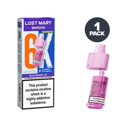 Blackberry Ice Lost Mary BM6000 Refill Pack