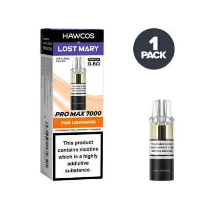 Pink Lemonade Hawcos X Lost Mary Pro Max 7000 Prefilled Pods