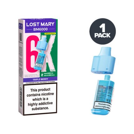Triple Berry Lost Mary BM6000 Refill Pack