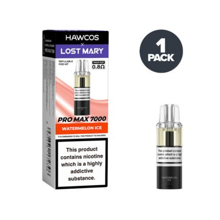 Watermelon Ice Hawcos X Lost Mary Pro Max 7000 Prefilled Pods